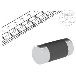 Rezistor SMD 0204 MiniMELF 130Ω 0,4W ±1% -55÷155°C | Electronic-mag.ro | Componente Electronice