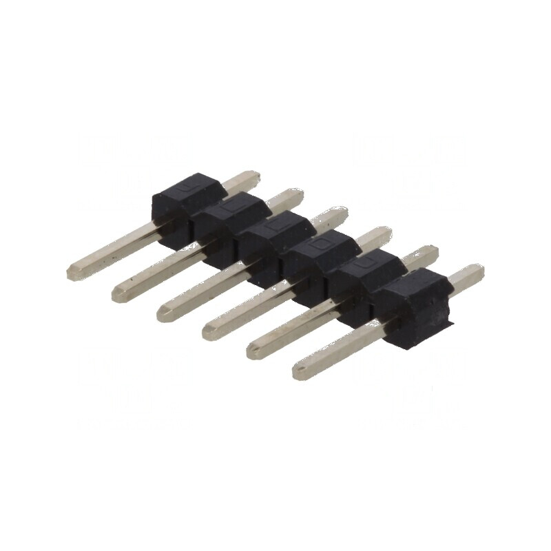Conector şiruri pini tată 6 pini 2,54mm THT | Electronic-mag.ro | Componente Electronice
