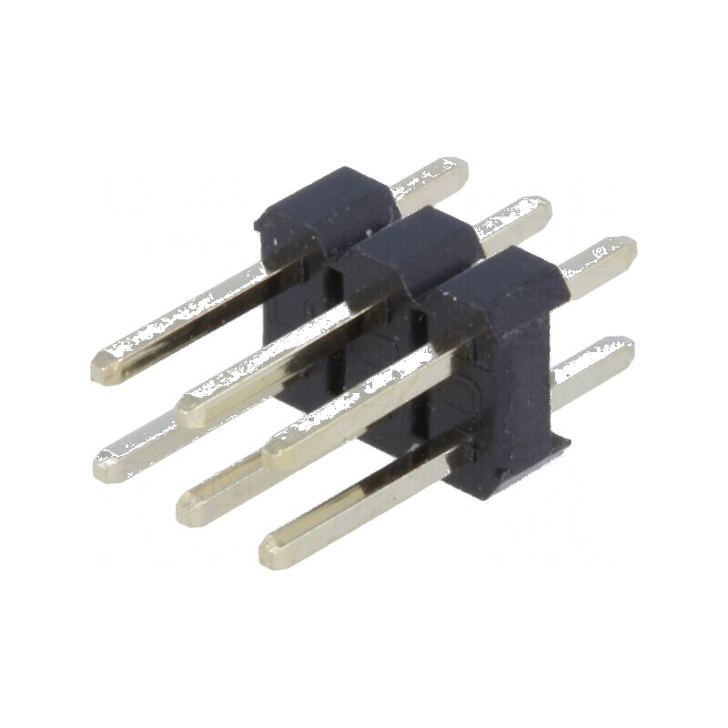 Conector şiruri pini tată 6 pini 2,54mm THT | Electronic-mag.ro | Componente Electronice