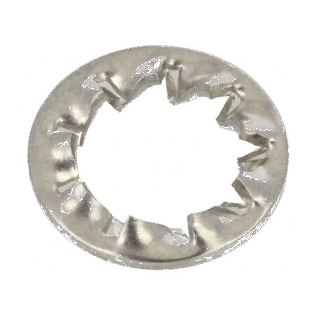 Şaibă dinţată M6 D11mm h0,7mm DIN 6798J | Electronic-mag.ro | Componente Electronice