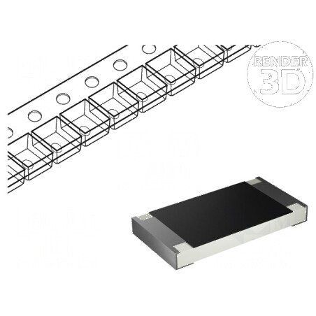 Rezistor SMD 2010 1MΩ 0,5W ±1% thick film -55÷155°C | Electronic-mag.ro | Componente Electronice
