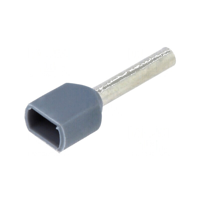 Vârf tub capăt izolată dublă cupru 0,75mm2 10mm cositorit | Electronic-mag.ro | Componente Electronice