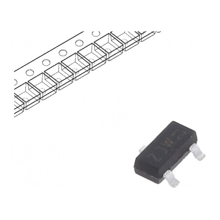 Diodă Zener 250mW 5,6V SMD SOT23 200mA | Electronic-mag.ro | Componente Electronice