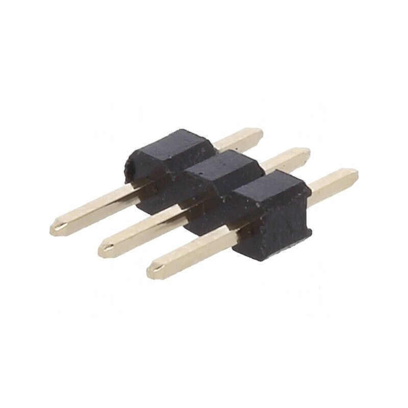 Conector şir pini tată 1x3 THT 2mm | Electronic-mag.ro | Componente Electronice