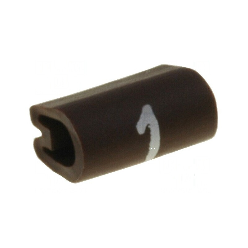 Markere Marcaj PVC maro 1-2mm -45÷70°C | Electronic-mag.ro | Componente Electronice