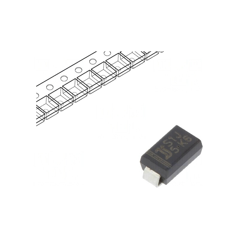 Diodă redresoare SMD 600V 1A 1,5us SMA | Electronic-mag.ro | Componente Electronice