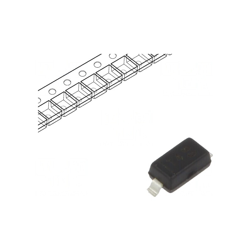 Diodă SMD 100V 0,3A 4ns SOD123 Ufmax 1,25V | Electronic-mag.ro | Componente Electronice