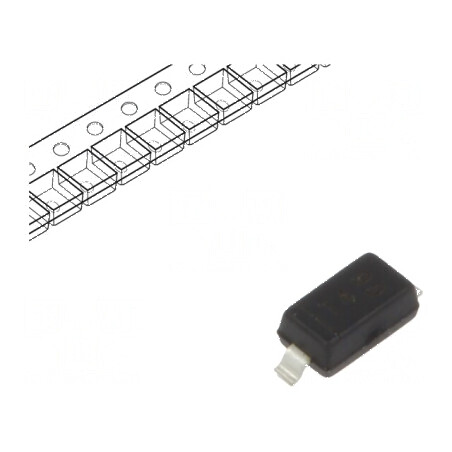Diodă SMD 100V 0,3A 4ns SOD123 Ufmax 1,25V | Electronic-mag.ro | Componente Electronice