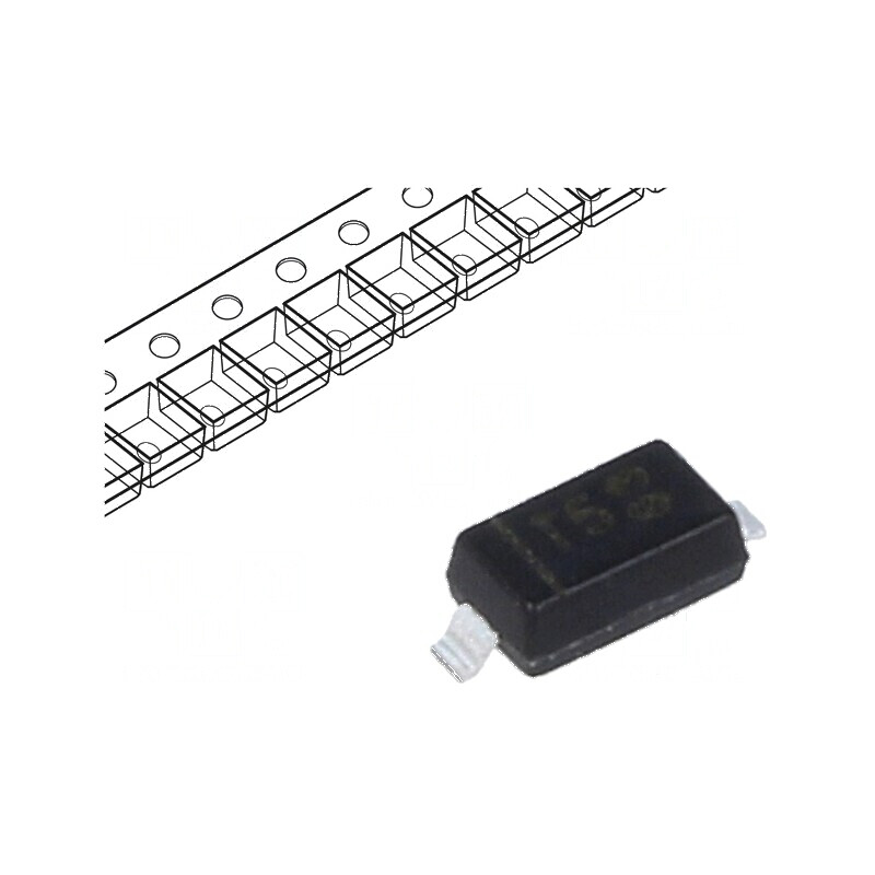 Diodă comutaţie SMD 75V 0,25A SOD123 | Electronic-mag.ro | Componente Electronice