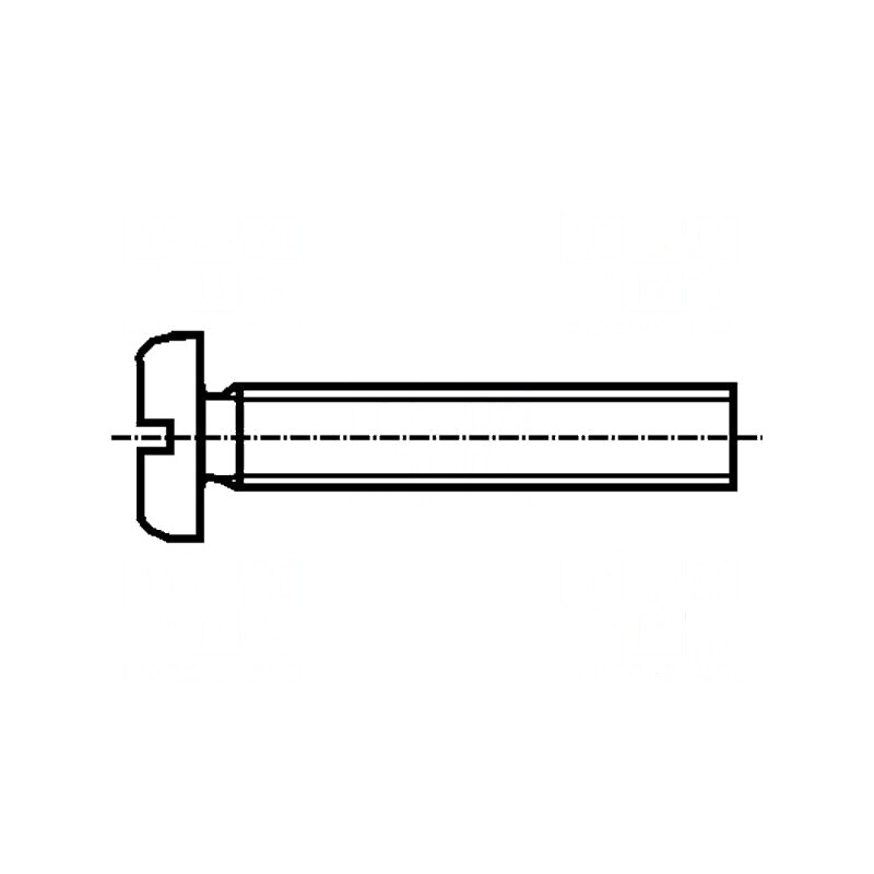 Şurub M3x5 Cap Rotund Crestat 0,8mm DIN 85A ISO 1580 | Electronic-mag.ro | Componente Electronice