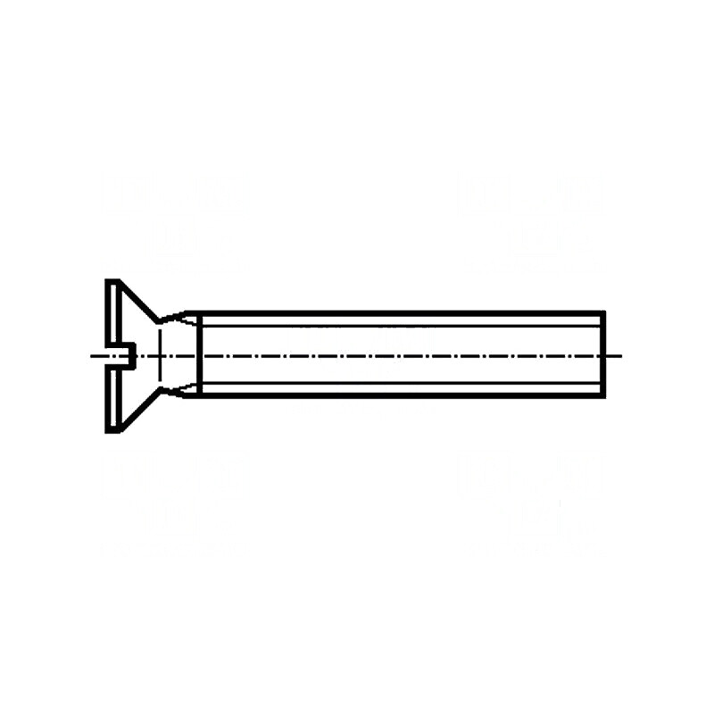 Şurub M4x5 îngropat crestat 1mm oţel zincat DIN 963A | Electronic-mag.ro | Componente Electronice