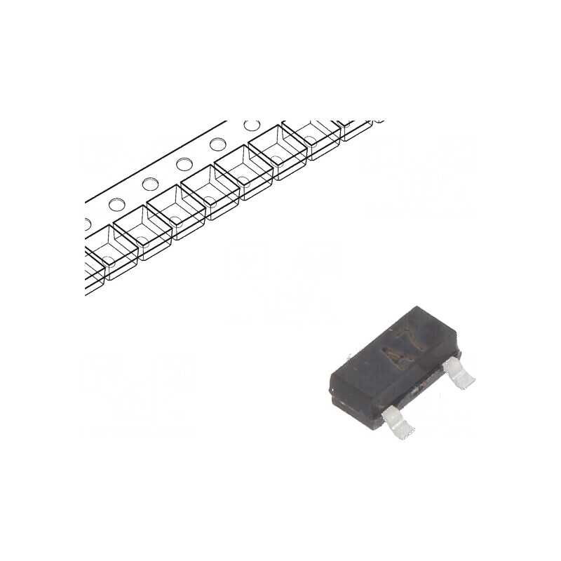 Diodă SMD 100V 215mA 4ns SOT23 1,25V 250mW | Electronic-mag.ro | Componente Electronice