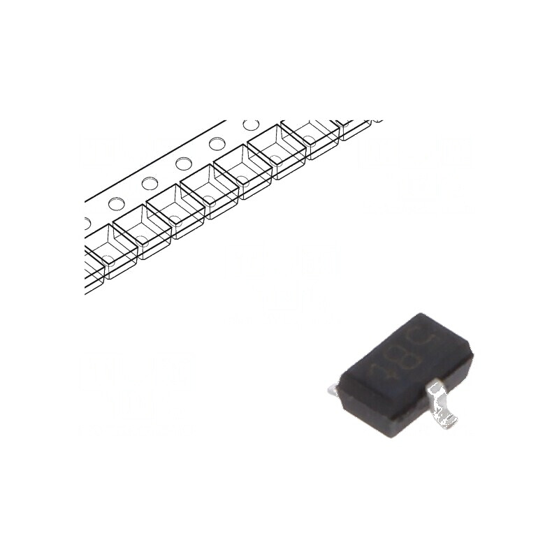 Tranzistor PNP bipolar 45V 0,5A 250mW SC70 SOT323 | Electronic-mag.ro | Componente Electronice