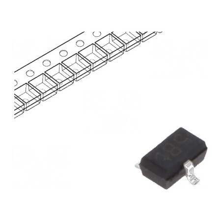Tranzistor PNP bipolar 45V 0,5A 250mW SC70 SOT323 | Electronic-mag.ro | Componente Electronice