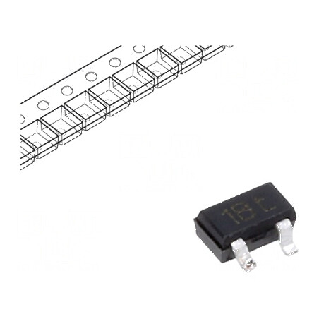 Tranzistor NPN bipolar 65V 0,1A 200mW SC70 SOT323 | Electronic-mag.ro | Componente Electronice