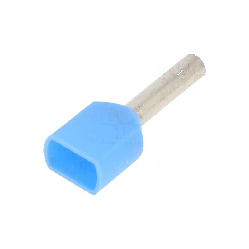 Vârf tub de capăt izolată dublă cupru 0,75mm² 8mm cositorit | Electronic-mag.ro | Componente Electronice