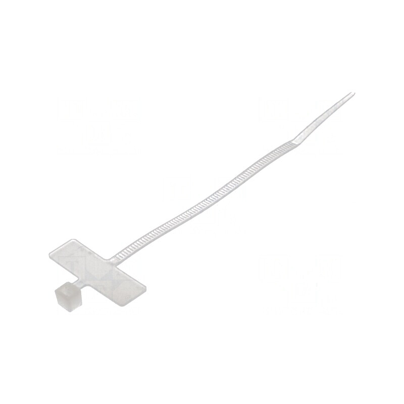 Colier de strângere cu etichetă, 100mm x 2,5mm, poliamidă | Electronic-mag.ro | Componente Electronice