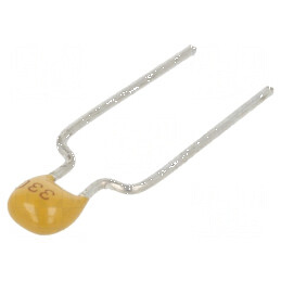 Condensator ceramic 33pF 50V C0G (NP0) ±5% THT 5mm | Electronic-mag.ro | Componente Electronice