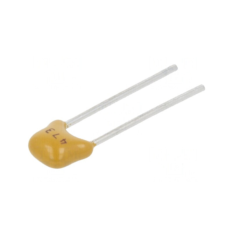 Condensator ceramic 47nF 50V X7R THT 2,54mm ±10% | Electronic-mag.ro | Componente Electronice