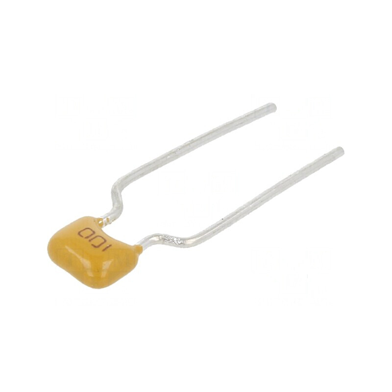 Condensator ceramic 10pF 50V C0G NP0 ±5% THT 5mm | Electronic-mag.ro | Componente Electronice
