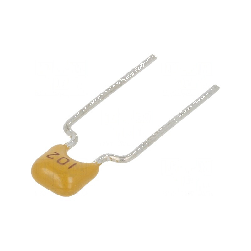 Condensator ceramic 1nF 100V X7R ±10% THT 5mm | Electronic-mag.ro | Componente Electronice