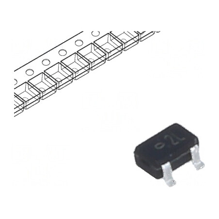 Tranzistor PNP bipolar 150V 0,6A 0,2W SOT323 | Electronic-mag.ro | Componente Electronice