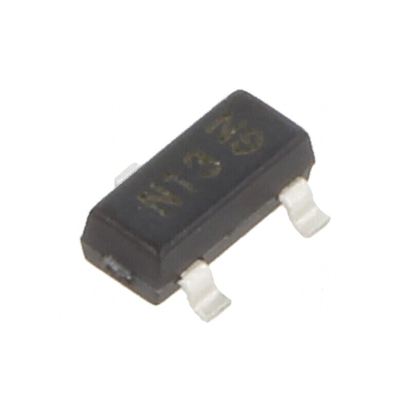 Tranzistor NPN bipolar BRT 50V 50mA 200mW SOT23 R1 10kΩ | Electronic-mag.ro | Componente Electronice