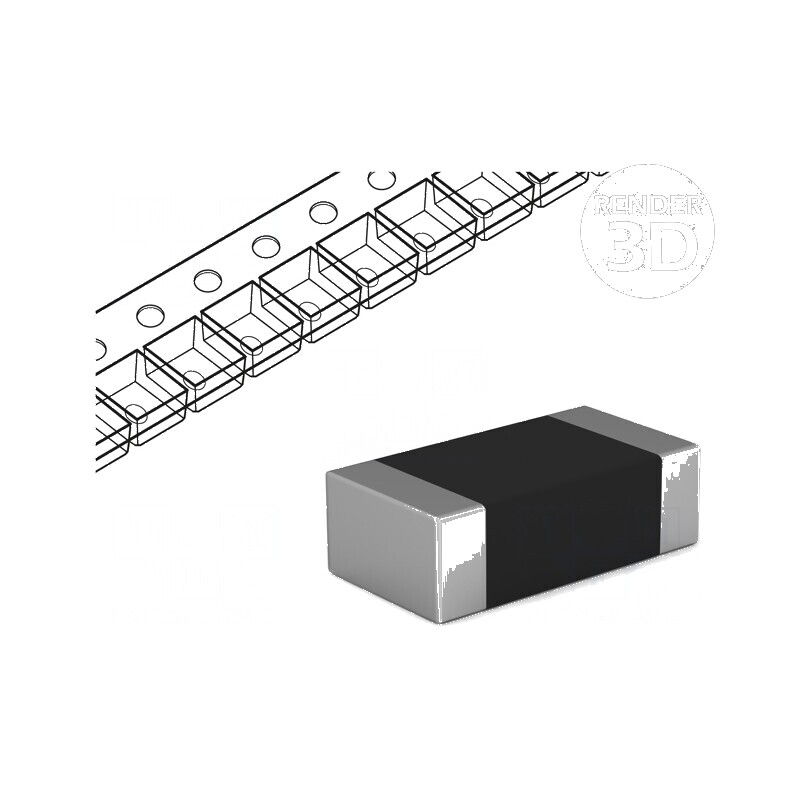 Inductor SMD 1206 10uH 25mA 1Ω Q45 2MHz | Electronic-mag.ro | Componente Electronice