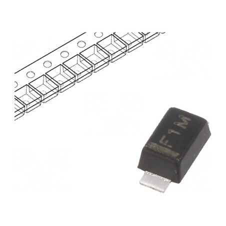 Diodă redresoare SMD 1kV 1A 500ns SOD123F Ufmax 1,3V | Electronic-mag.ro | Componente Electronice