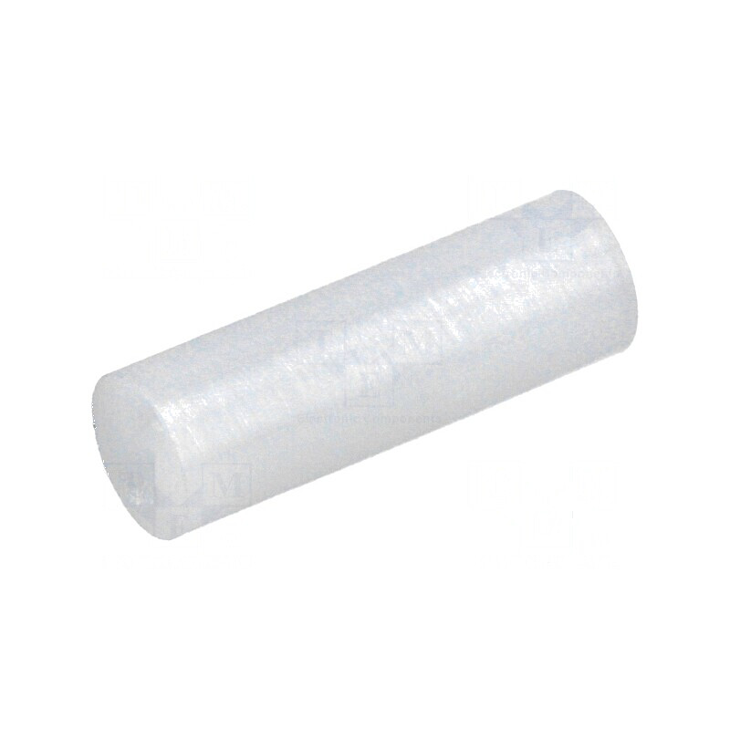 Bucșă de distanțare LED 5mm naturală, Lungime 15mm | Electronic-mag.ro | Componente Electronice