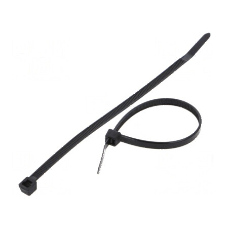 Colier de strângere poliamidă 160mm 4,8mm 222N negru | Electronic-mag.ro | Componente Electronice