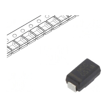 Diodă SMD redresoare 1kV 1A 2us SMAE Ufmax 1,1V Ifsm 30A | Electronic-mag.ro | Componente Electronice