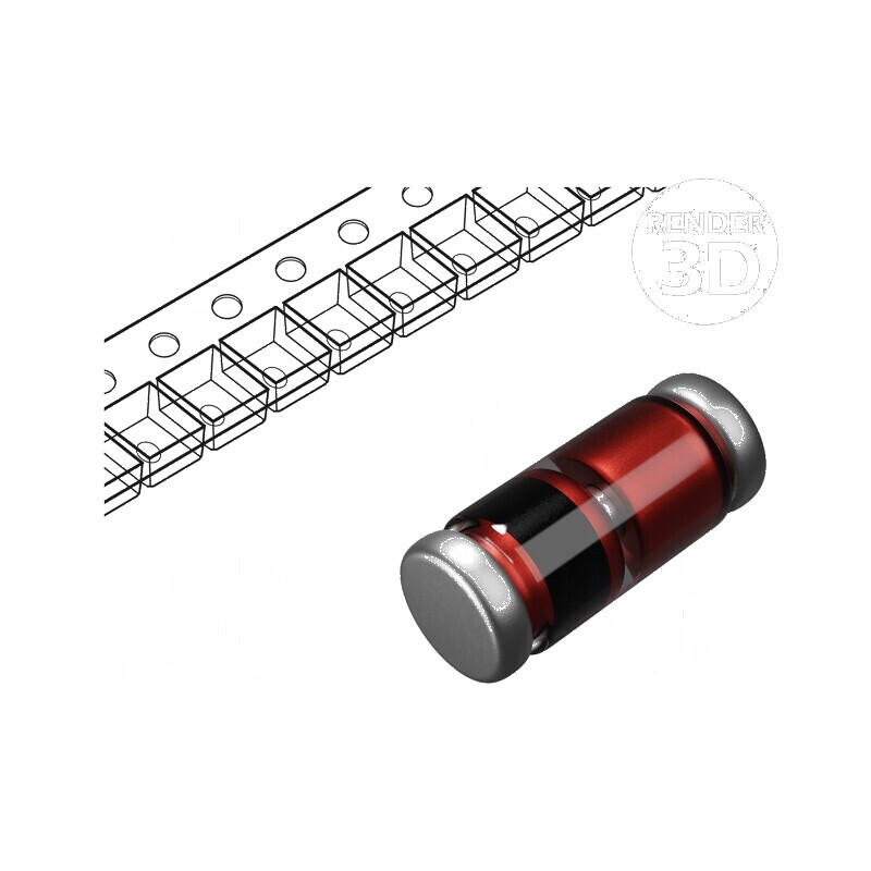 Diodă SMD 100V 0,15A MicroMELF 4ns | Electronic-mag.ro | Componente Electronice