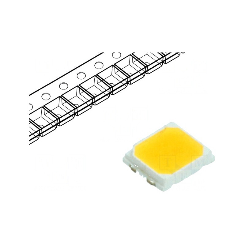 Banda LED SMD 2835 alb rece 6500K 24÷30lm 120° 60mA 60m | Electronic-mag.ro | Componente Electronice
