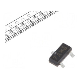 Tranzistor NPN bipolar 40V 0,2A 250mW SOT23 TO236AB | Electronic-mag.ro | Componente Electronice