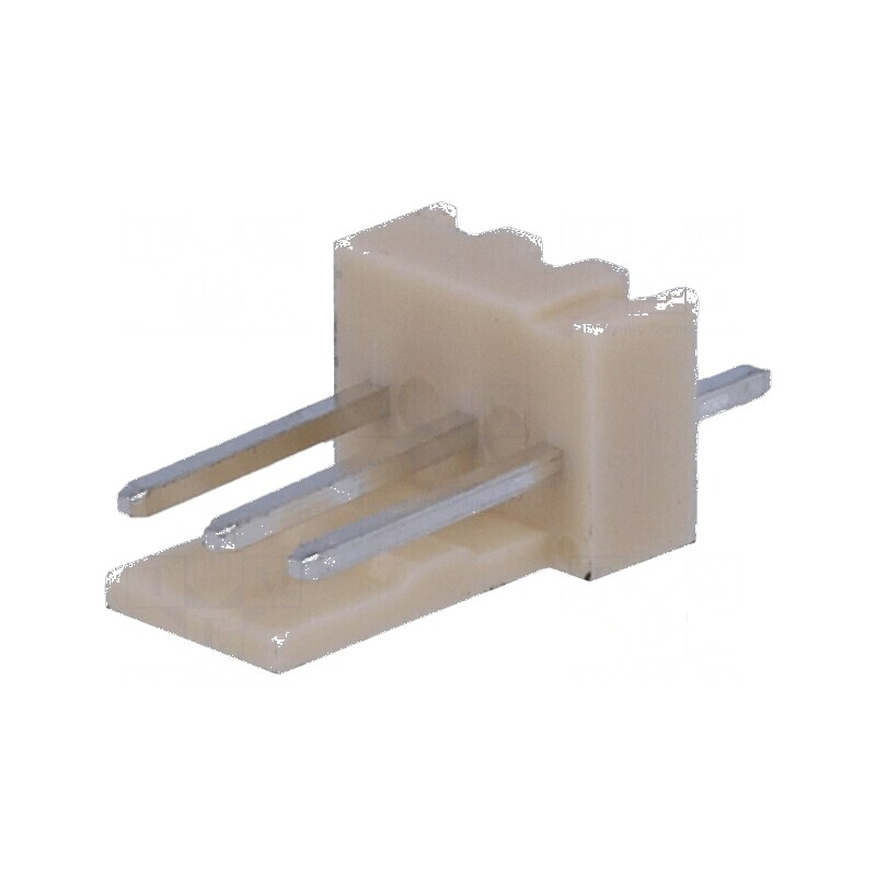 Conector cablu-placă soclu tată NS25 2,54mm 3 PIN THT 250V | Electronic-mag.ro | Componente Electronice
