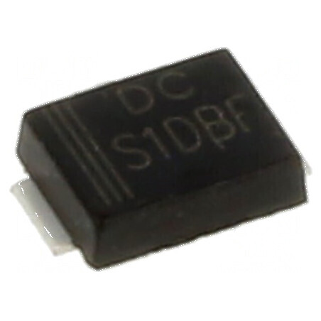 Diodă redresoare SMD 200V 1A SMB flat Ufmax 1,1V Ifsm 30A | Electronic-mag.ro | Componente Electronice
