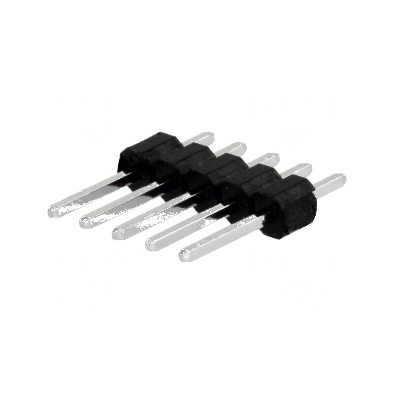 Conector şiruri pini tată 5 pini 2,54mm THT | Electronic-mag.ro | Componente Electronice