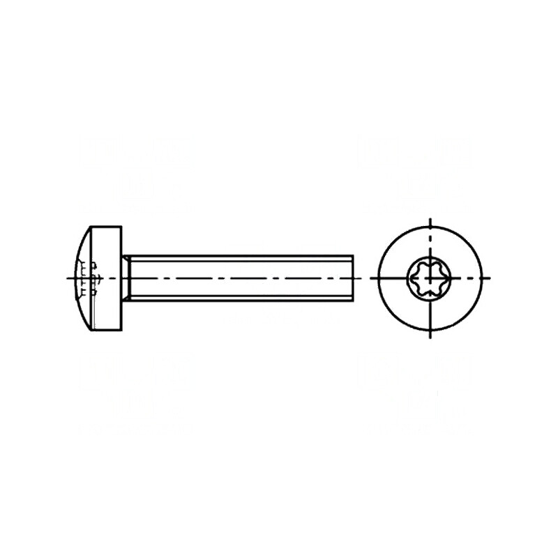 Şurub M4x6 Torx TX20 oţel zincat ISO 14583 | Electronic-mag.ro | Componente Electronice