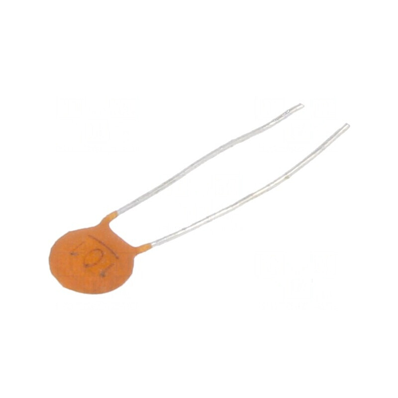 Condensator ceramic 100pF 100V C0G NP0 ±5% THT 2,5mm | Electronic-mag.ro | Componente Electronice