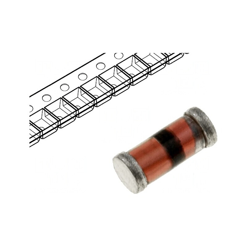 Diodă SMD 75V 0,15A MiniMELF 4ns Glass Ufmax 1V | Electronic-mag.ro | Componente Electronice