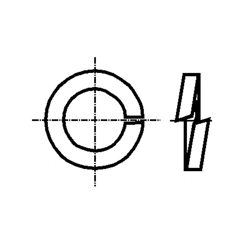 Şaibă elastică M5 D8,8mm h1,6mm oţel zincat BN 774 | Electronic-mag.ro | Componente Electronice