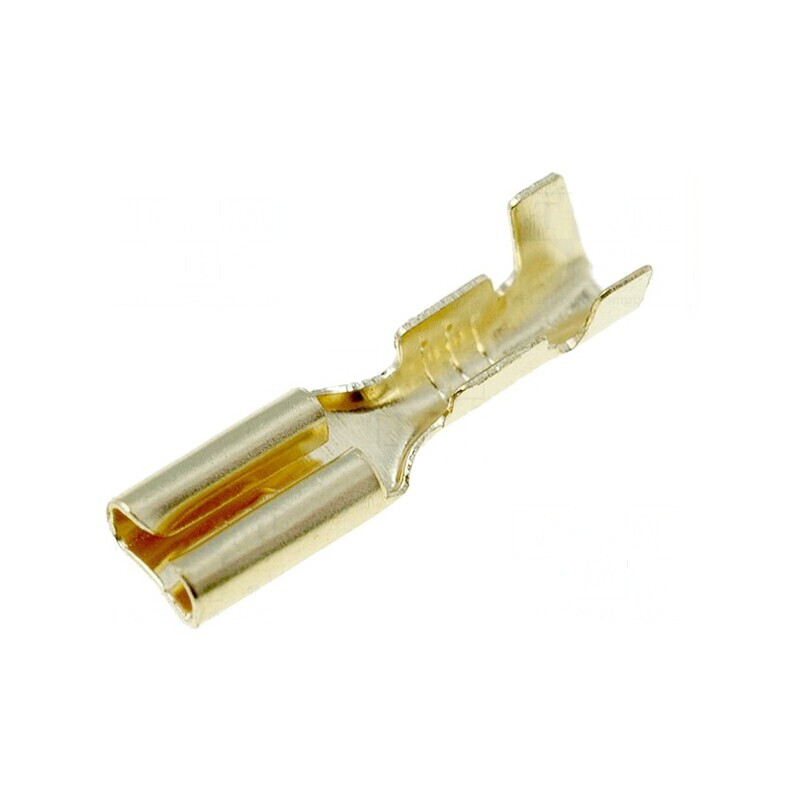 Terminal plat 2,8mm aurit mamă pe cablu, crimpate 0,5-1mm2 | Electronic-mag.ro | Componente Electronice