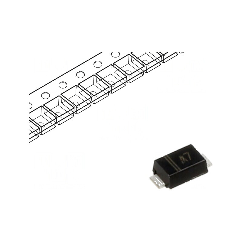 Diodă redresoare SMD 1kV 1A SOD123F | Electronic-mag.ro | Componente Electronice