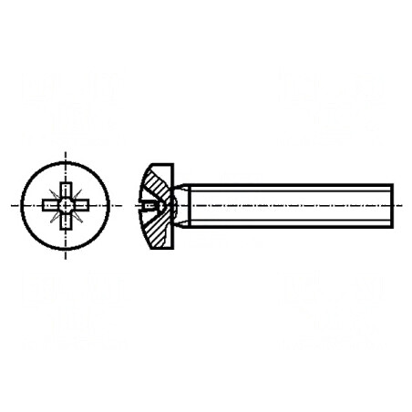 Șurub M3x6 Cap Rotund Pozidriv PH1 Oțel Inoxidabil A2 | Electronic-mag.ro | Componente Electronice
