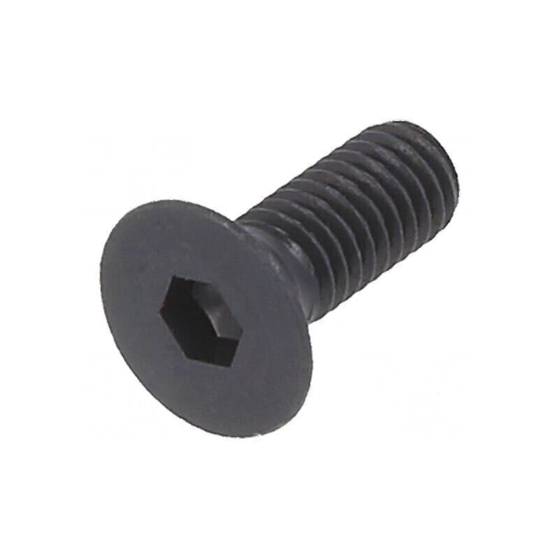 Şurub M3x8 Cap îngropat imbus HEX 2mm oţel negru | Electronic-mag.ro | Componente Electronice
