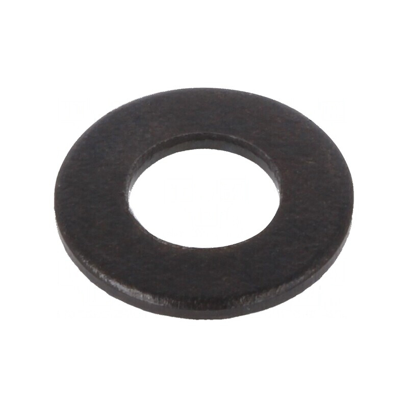 Şaibă rotundă M4 D9mm h0,8mm oţel finisat negru | Electronic-mag.ro | Componente Electronice