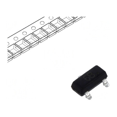 Tranzistor NPN bipolar 45V 0,5A 300mW SOT23 | Electronic-mag.ro | Componente Electronice
