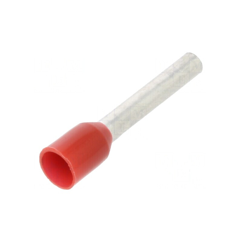 Tub de capăt izolată cupru 1,5mm² 12mm cositorit roşie | Electronic-mag.ro | Componente Electronice Tub de capăt izolată cupru 1,5mm² 12mm cositorit roşie | Electronic-mag.ro | Componente Electronice