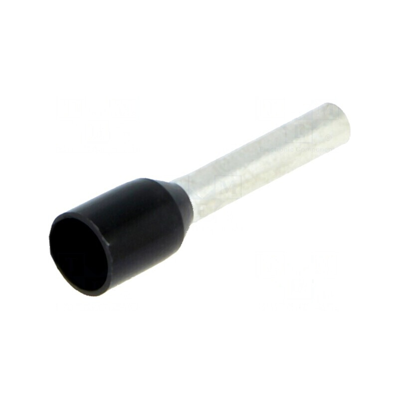 Vârf tub de capăt izolată cupru 1,5mm2 10mm cositorit neagră | Electronic-mag.ro | Componente Electronice Vârf tub de capăt izolată cupru 1,5mm2 10mm cositorit neagră | Electronic-mag.ro | Componente Electronice
